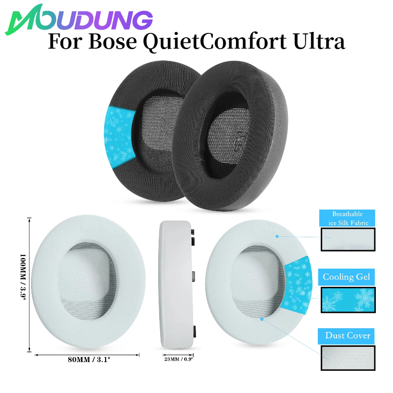 Bose Headphone Qc Ultra - MOUDUNG Cooling Gel Ear Pads for
