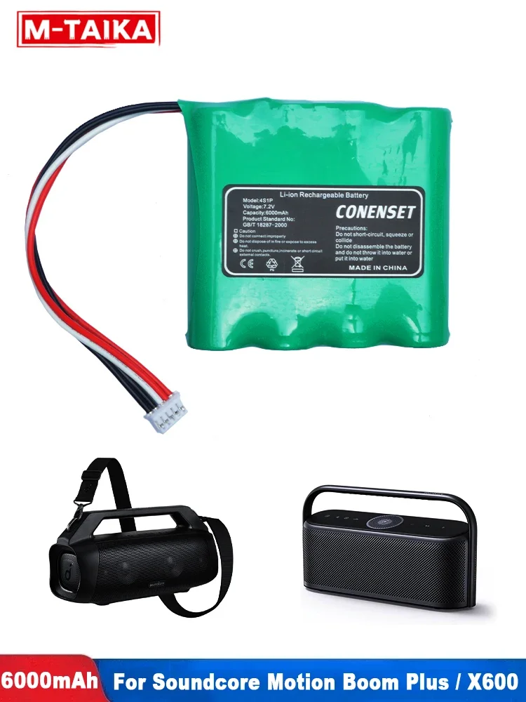 Anker Speaker Soundcore Motion+ - 7.2V 6000mAh SW-34MP Replacement Battery For