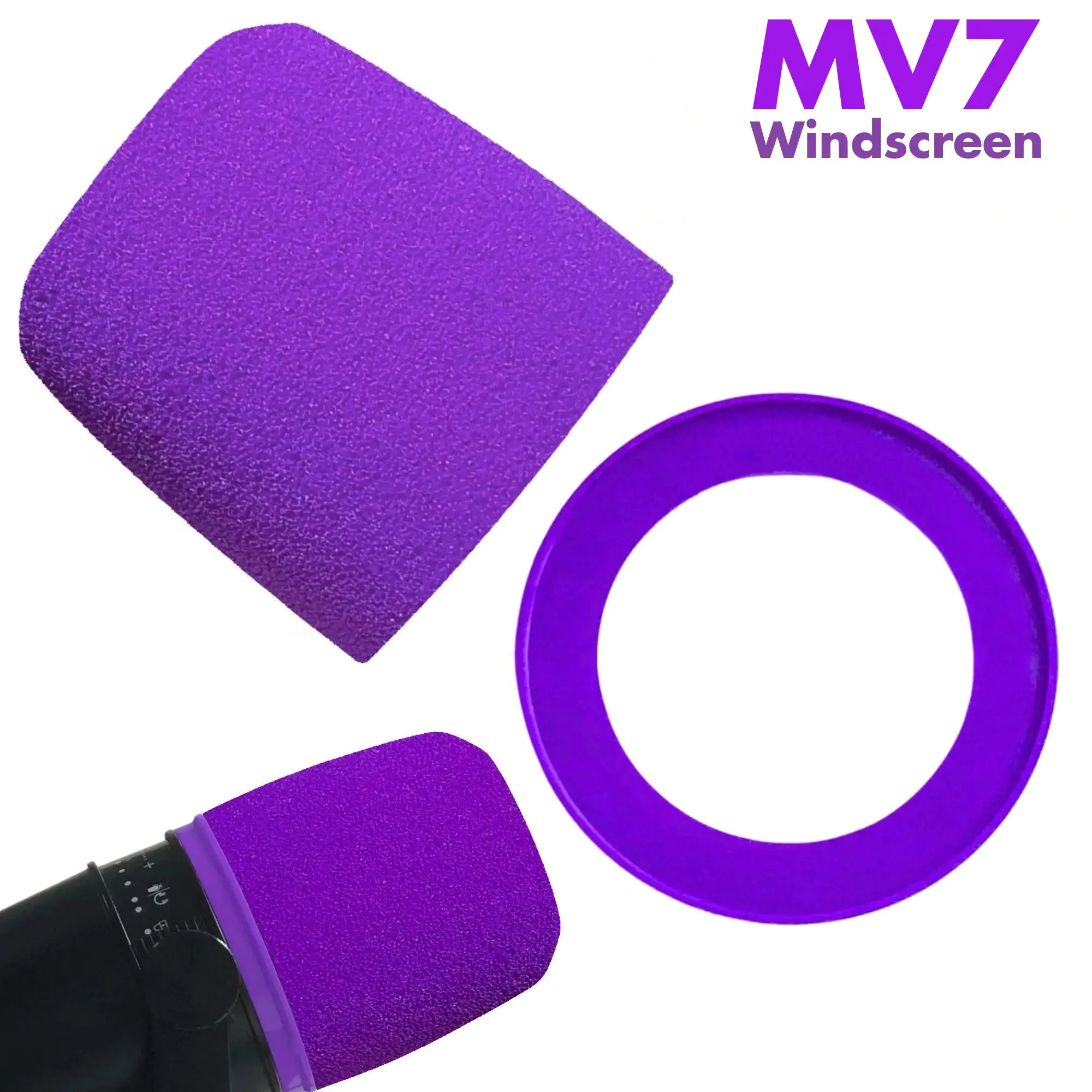 Shure Mic Sm7B - MV7 Foam for Shure MV7, MV7i,