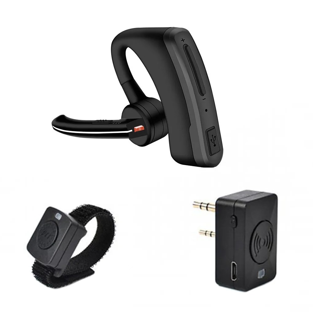 Bluetooth Headset On Ear - Walkie Talkie Wireless Headset Bluetooth Headsets