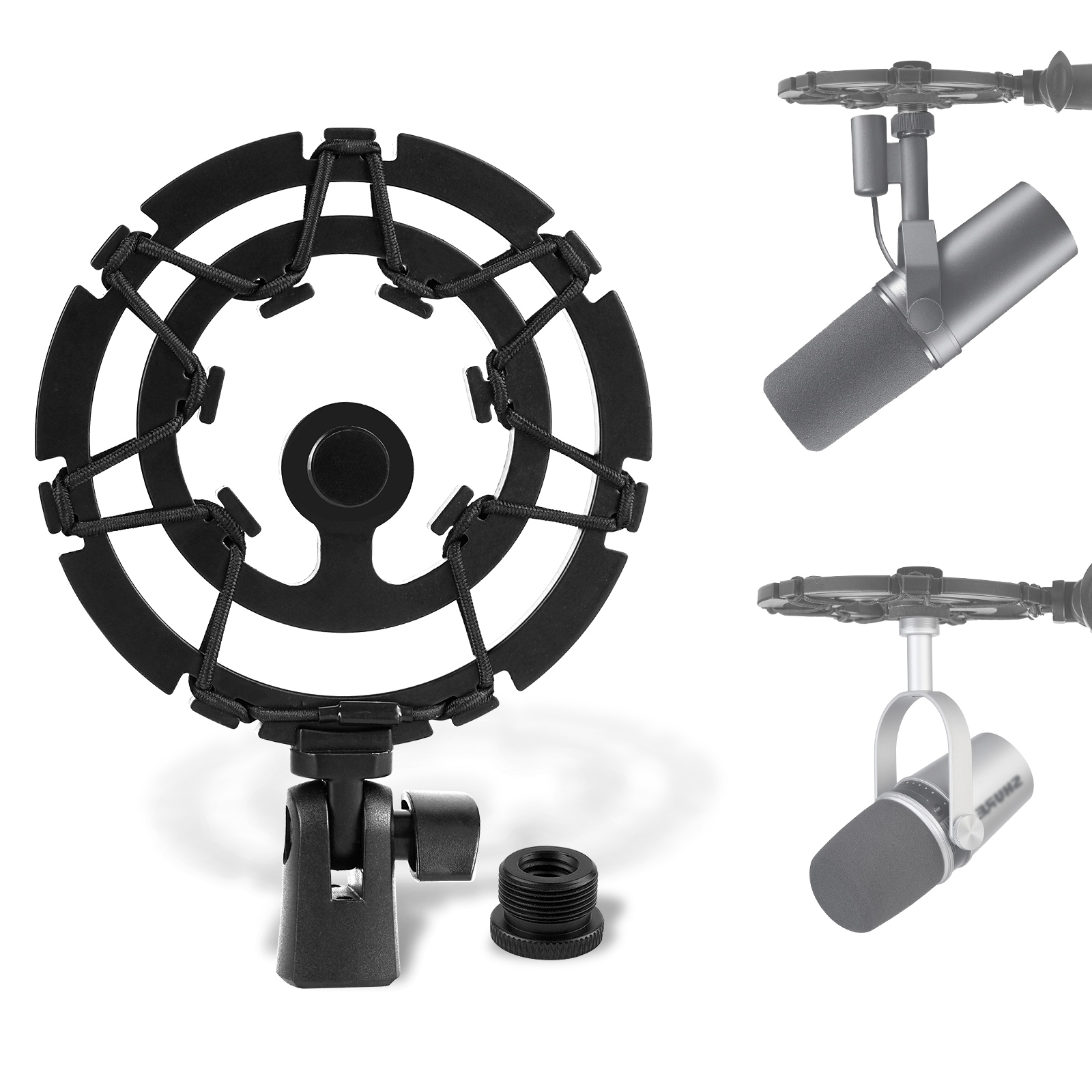 Shure Mic Sm7B - Geekria Microphone Shock Mount Anti‑Vibration Mic