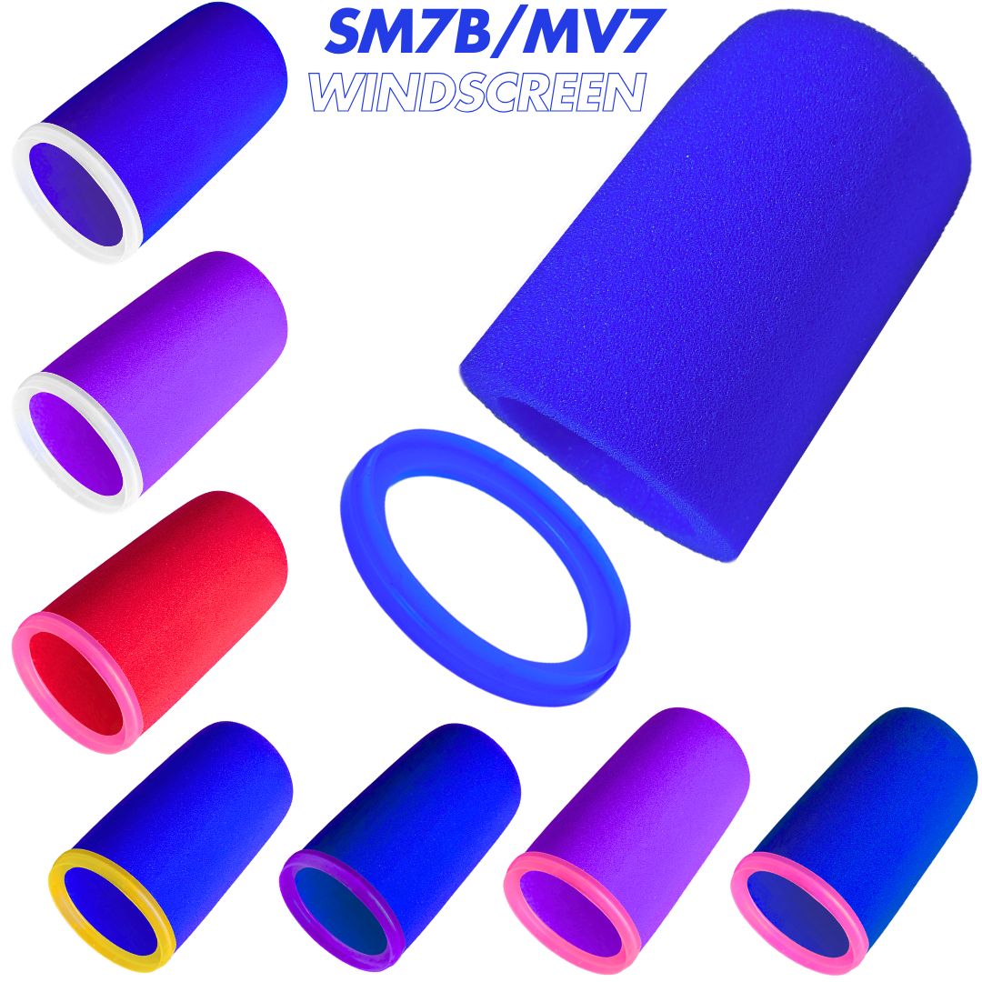 Shure Mic Sm7B - SM7dB Windscreen High-Density Foam for Shure