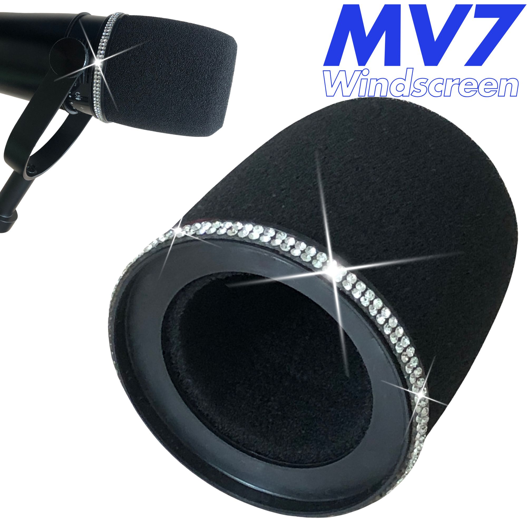 Shure Mic Sm7B - Shining MV7 Pop Filter for Shure