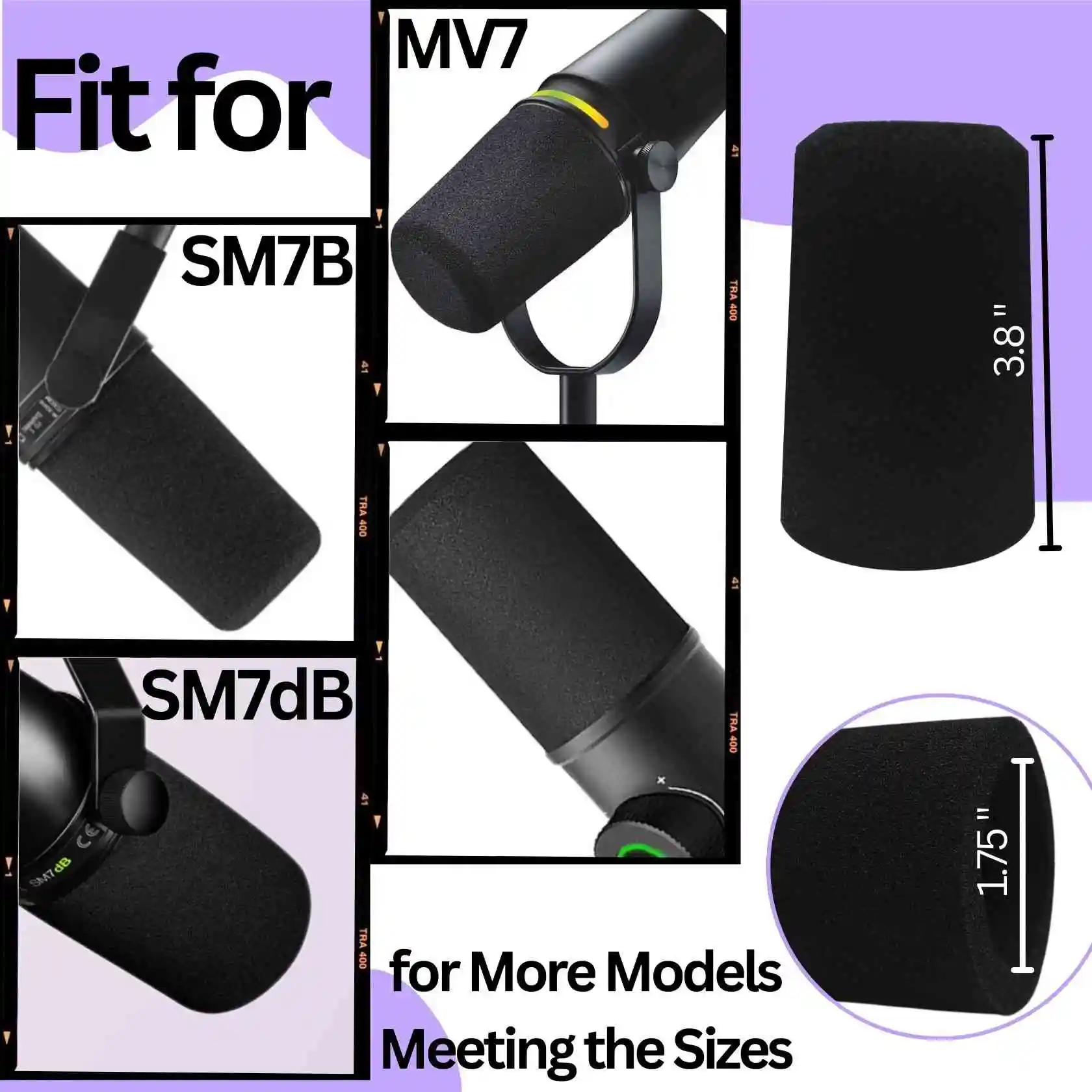 SM7 Mic Cover Pop Filter for S - Shure Mic Sm7B review and price