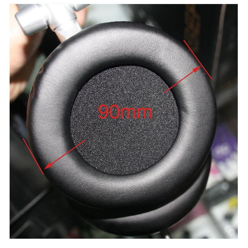 2pcs/pair 90mm Leather Earphon - Earphone Foam Tip review and price