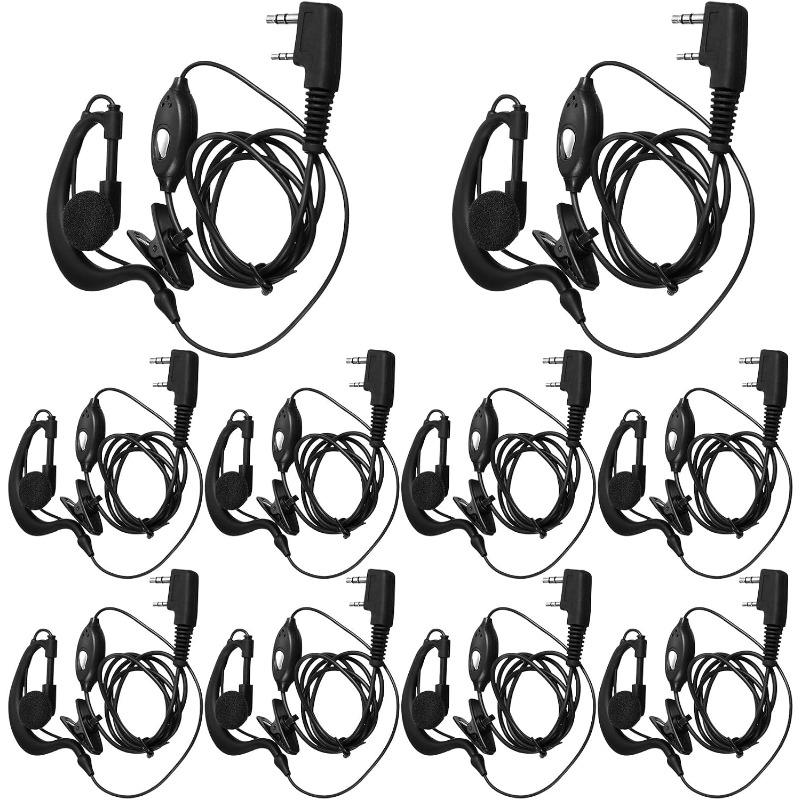 10pcs Walkie Talkie Earpiece w - Wired Earphone Mic review and price