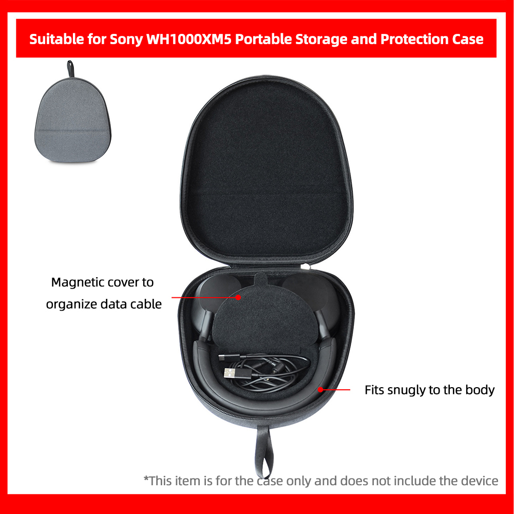 Hard Travel Case EVA Hard Carr - Sony Headphone Wh-1000Xm5 review and price
