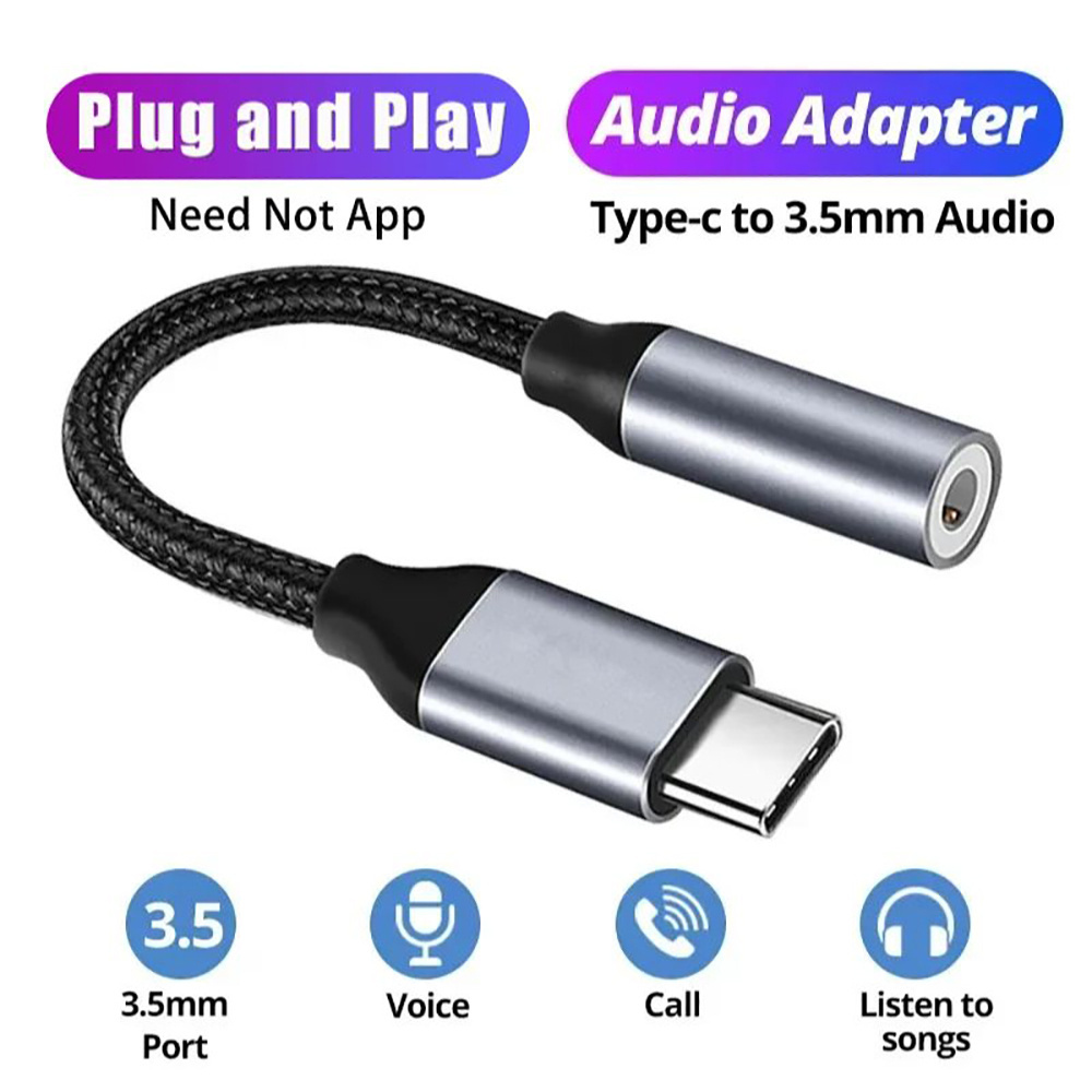 USB Type C To 3.5mm Audio Adap - Audiophile Headphone Wired review and price