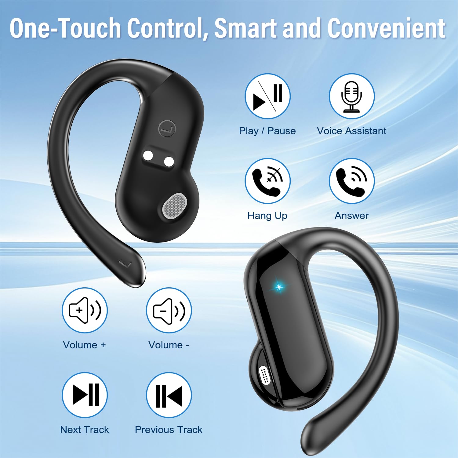 2026 Open-Ear Earbuds Bluetoot - Sports Earphone Hook review and price