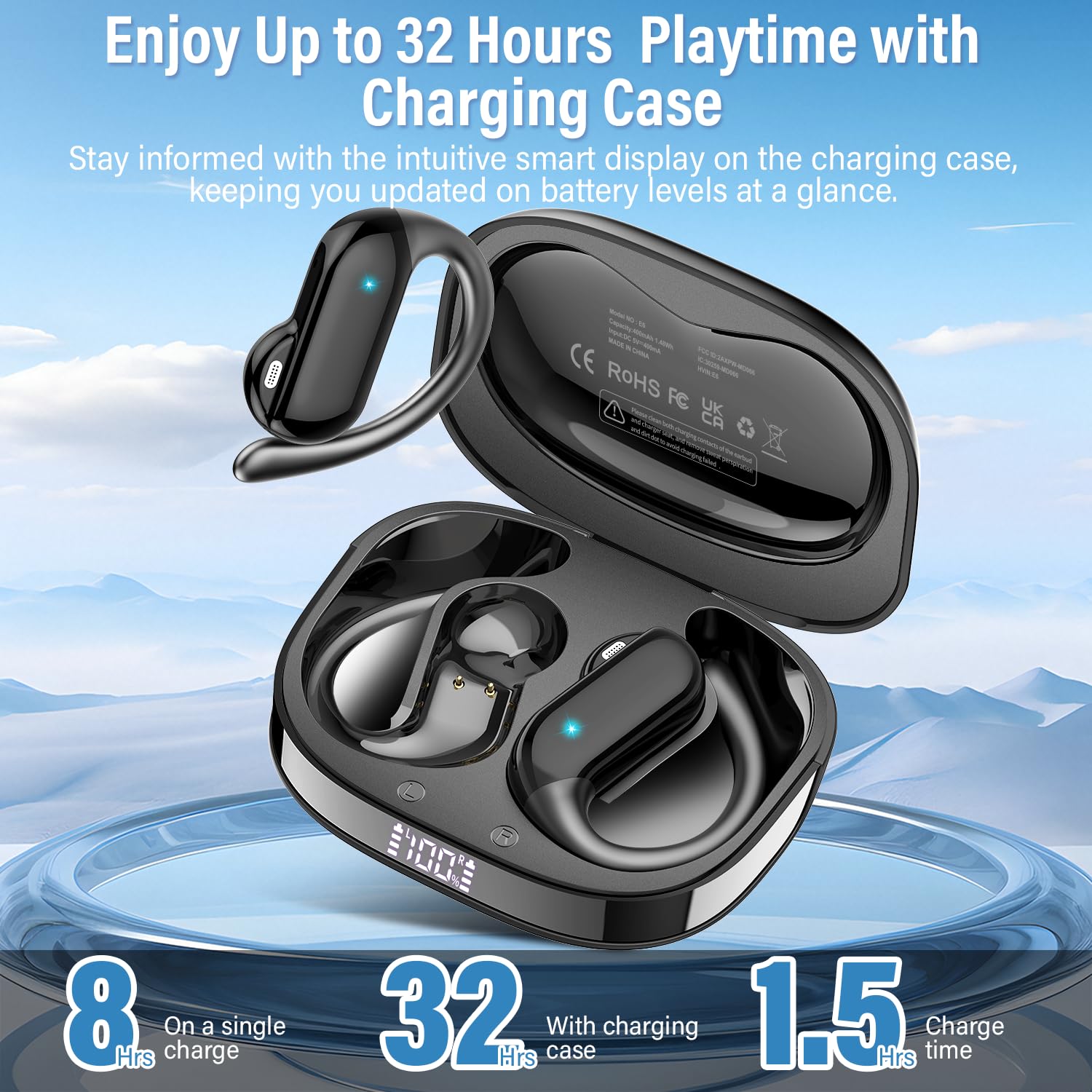 2026 Open-Ear Earbuds Bluetoot - Sports Earphone Hook review and price