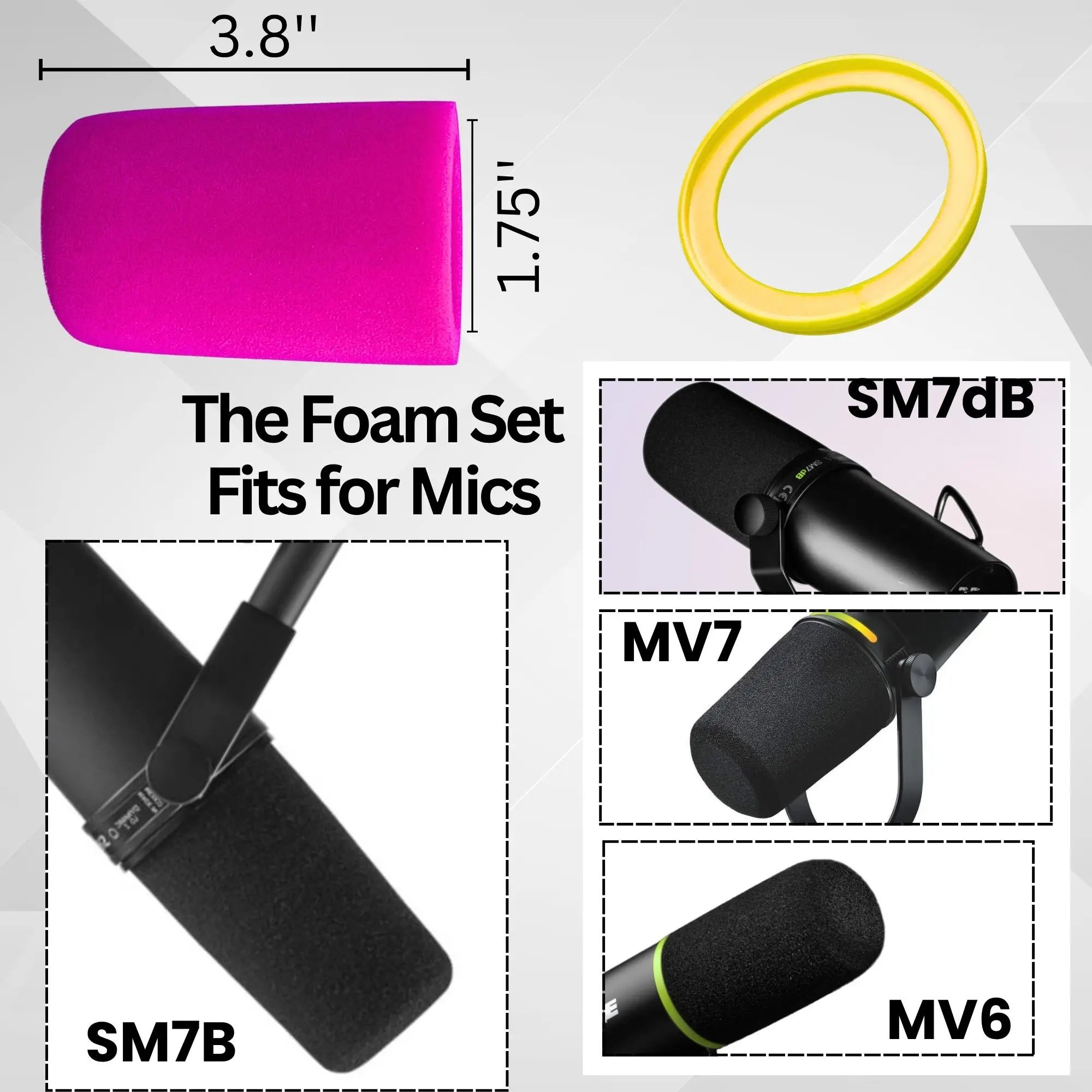 SM7b Windscreen and Sponage fo - Shure Mic Sm7B review and price