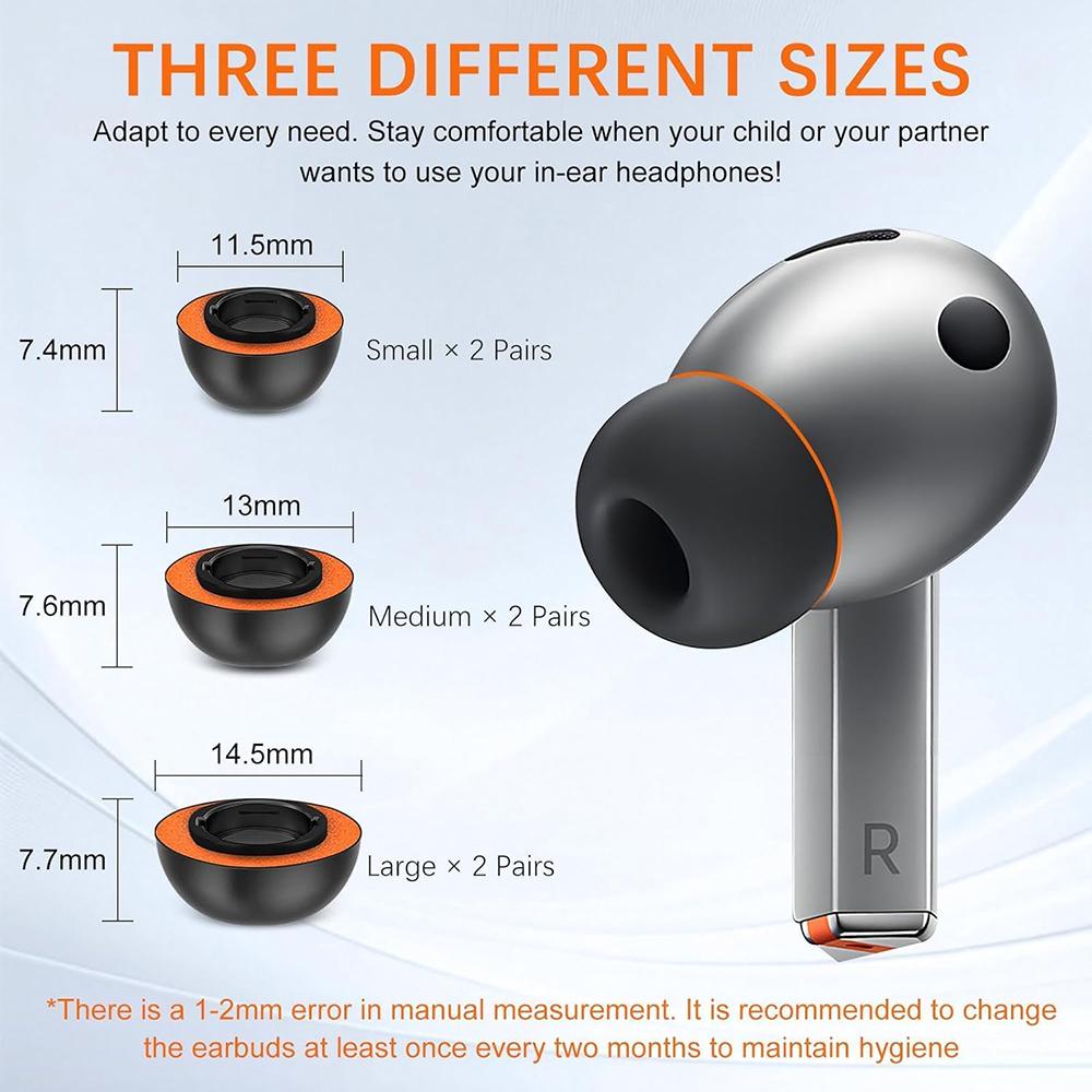 For Samsung Galaxy Buds3 Pro X - Silicone Ear Tip Replacement review and price
