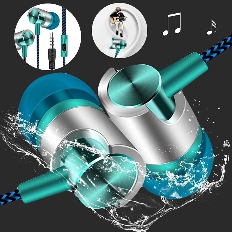 9D Stereo Wired Headphones Bas - Wired Earphone Mic review and price