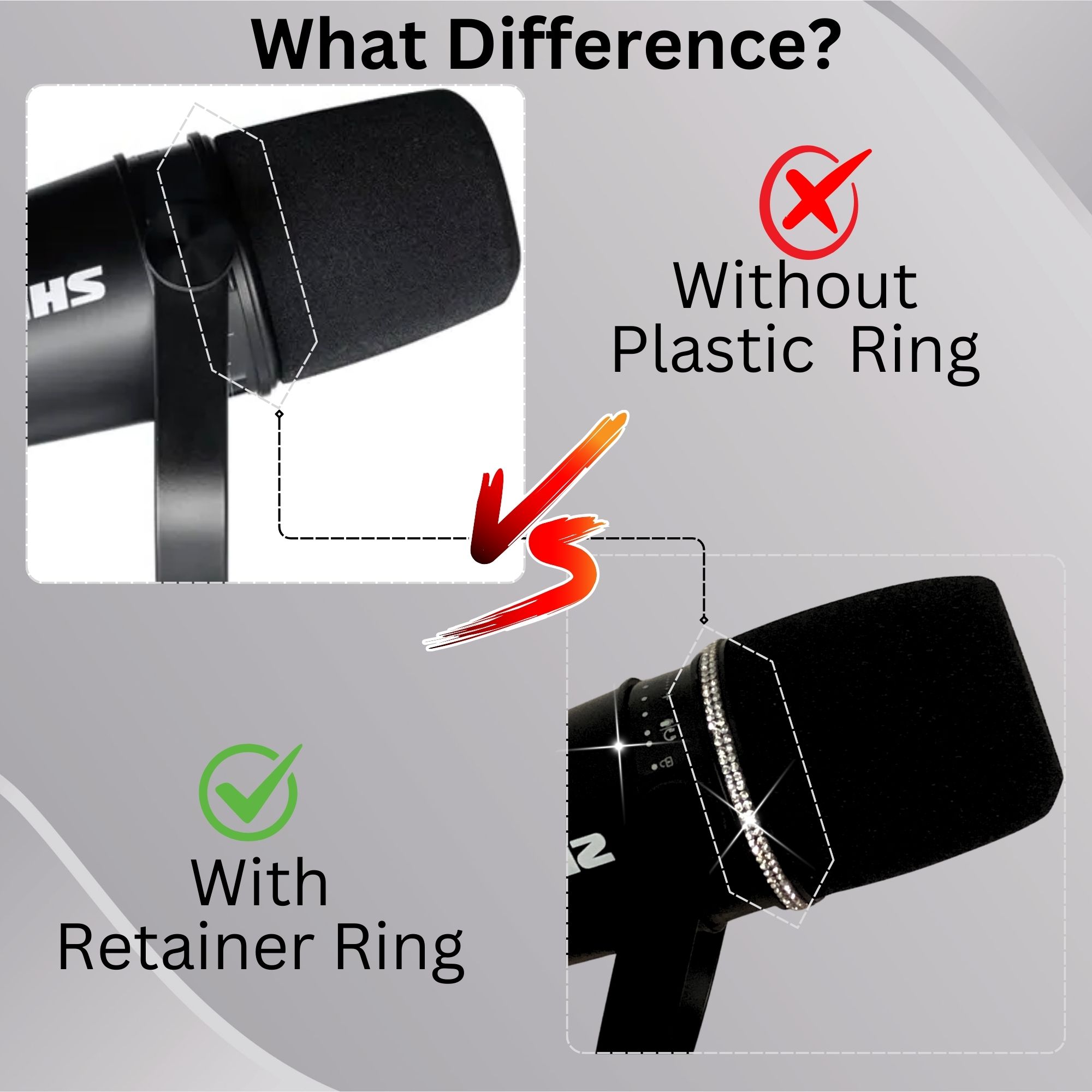 Shining MV7 Pop Filter for Shu - Shure Mic Sm7B review and price