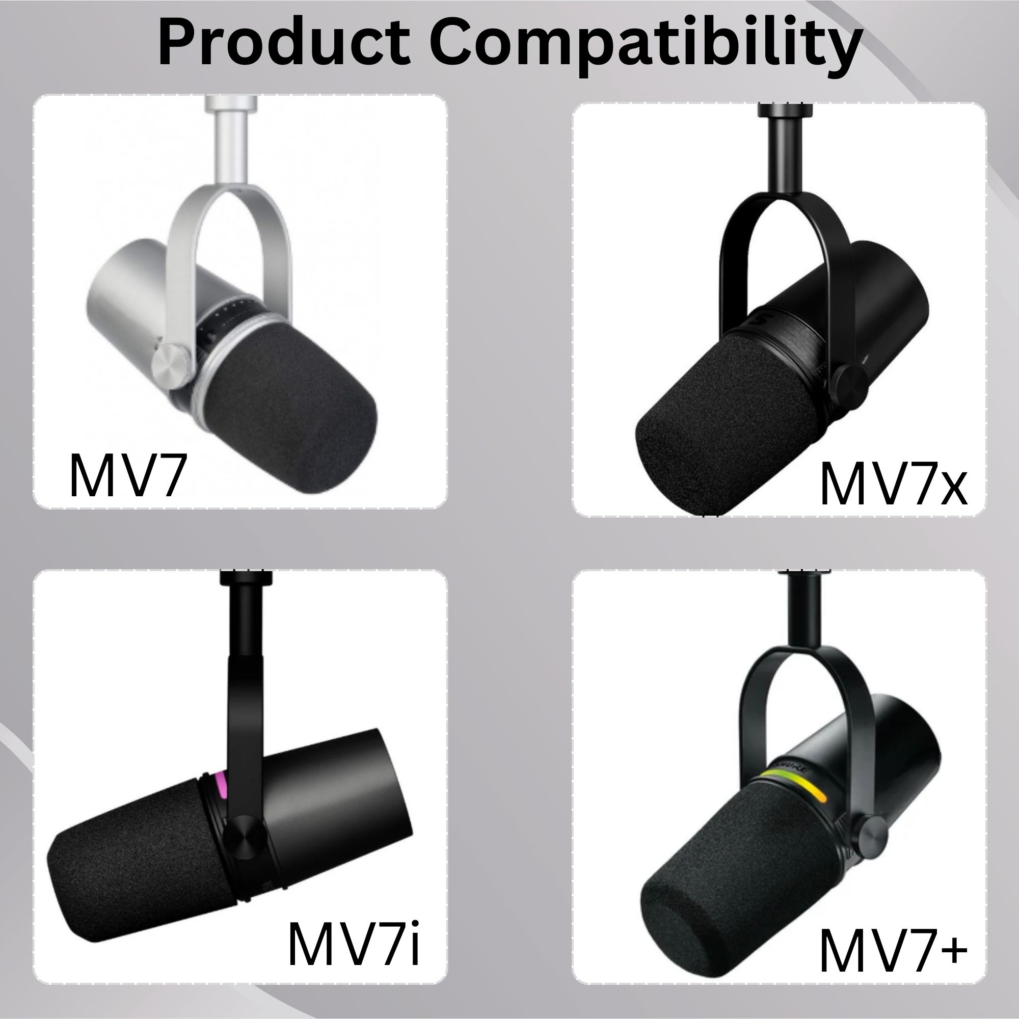Shining MV7 Pop Filter for Shu - Shure Mic Sm7B review and price