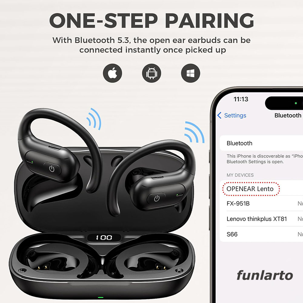 Open-Ear Wireless Running Head - Sports Earphone Hook review and price